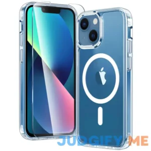 FNTCASE for iPhone 13 Mini Case: iPhone 12 Mini Magnetic Slim Clear Case | Military Grade Protective & Shockproof Drop Protection Anti-Yellowing