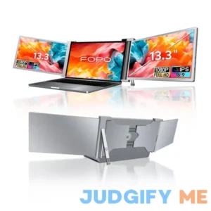FOPO 13.3" Triple Laptop Screen Extender FHD 1080P IPS Triple Portable Monitor for Dual Screen Display