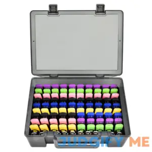 FULLCASE Flash Drive Case USB Memory Stick SD Card Storage Organizer- Holds 104pcs Thumb Drive Electronic Accessories Holder for Sandisk/for Samsung