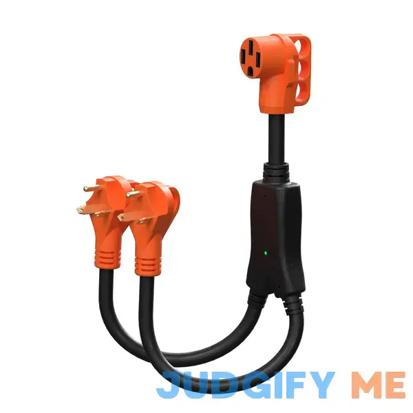 Ficstar RV Y Adapter Cord Two 30 Amp to 50 Amp RV Adapter Ficstar RV Y Adapter Cord Two 30 Amp to 50 Amp RV Adapter