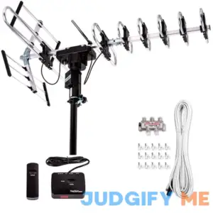Five Star Outdoor Digital Amplified HDTV Antenna up to 200 Mile Long Range