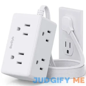 Flat Plug Power Strip 6 Ft