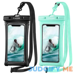[Floatable]CACOE Floating Universal IPX8 Waterproof Phone case 2 Pack-Up to 7.0"