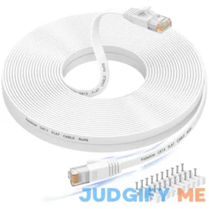 Folishine 50 ft Ethernet Cable Cat 6e/Cat 6 Long Ethernet Cable with Snagless Rj45 Connector