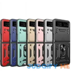 For Motorola Moto Razr 2023 Case Full Body Shockproof Phone Case Cover with Kickstand
