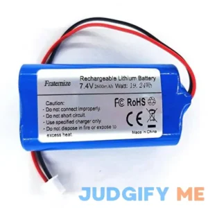 Fraternize 7.4v 2600mAh Rechargeable Battery Lithium li ion Batteries with Xh2.54-2p Connector for Electronics