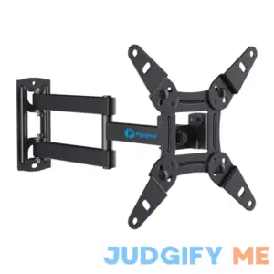 Full Motion TV Monitor Wall Mount Bracket Articulating Arms Swivel Tilt Extension Rotation for Most 13-42 Inch Led LCD Flat Curved Screen Tvs