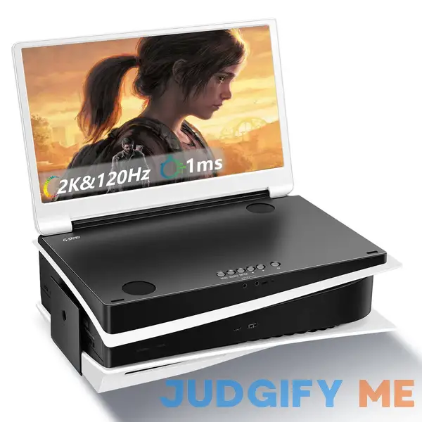 G-STORY 15.6" Inch IPS 2K 120Hz Portable Monitor Gaming Display Integrated with PS5(not Included) 2560X1440 with 2 HDMI Ports G-STORY 15.6" Inch IPS 2K 120Hz Portable Monitor Gaming Display Integrated with PS5(not Included) 2560X1440 with 2 HDMI Ports