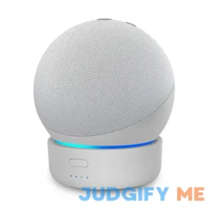 GGMM Battery Base for Echo Dot 5th Gen & Dot 4th Gen Portable Charger Stand Holder 7 Hours Playtime