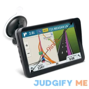 GPS Navigator for Car Truck RV 9 Inch Semi Trucker GPS Navigation System with Touch Screen Voice