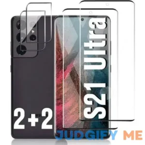 Galaxy S21 Ultra Screen Camera Protector 9H Tempered Glass Scratch Resistant