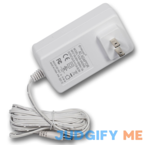 Generic 24V 2.5A 60W Universal AC to DC Power Supply Adapter 10ft Cable White 5.5mm x 2.1mm DC Output Jack