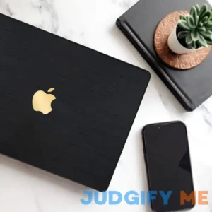 Glitty Wood MacBook Case Black Ash Customizable! MacBook Pro 13 14 16 & MacBook Air 13 15