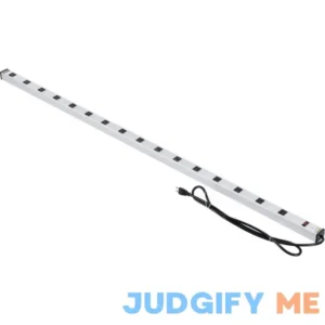 Global Industrial 72" 16 Outlet Aluminum Power Strip Cord