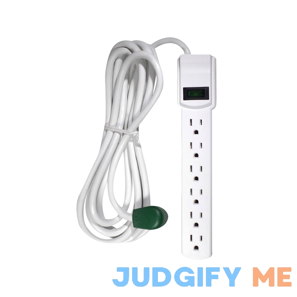Gogreen Power 6 Outlet Surge Protector GG-16103M-12 Gogreen Power 6 Outlet Surge Protector GG-16103M-12
