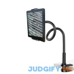 Gooseneck Kindle Tablet Holder Stand for Reading in Bed Adjustable Arm Mount for Bed for iPhone