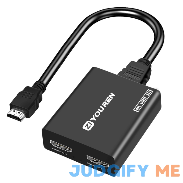 HDMI Splitter with HD HDMI Cable 1 in 2 Out 4k HDMI Splitter for Full HD 4k@30hz 1080P 3D Splitter HDMI Splitter with HD HDMI Cable 1 in 2 Out 4k HDMI Splitter for Full HD 4k@30hz 1080P 3D Splitter