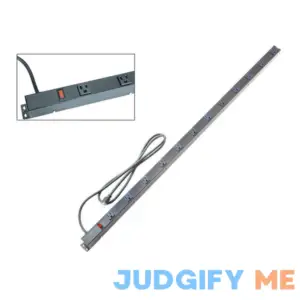 HFT 12-Outlet 4 ft. Metal Power Strip