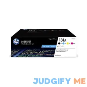 HP 131A 4-Pack Black Cyan Magenta Yellow Original LaserJet Toner Cartridges CF210AQ1