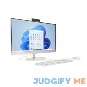 HP 24-cr0046 23.8" FHD All-in-One Desktop AMD Athlon Gold 7220U 2.4GHz 4GB RAM 256GB SSD AMD Radeon Graphics Windows 11 Home