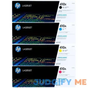 HP 410A Cyan Magenta Yellow Toner Cartridges CF251AM