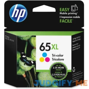 HP 65XL High Yield Tri-Color Original Ink Cartridge N9K03AN