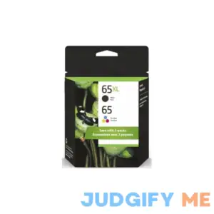 HP 65XL/65 High-Yield Black and Tri-Color Ink Cartridges 6ZD95AN
