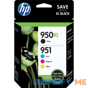 HP 951 / 950XL Ink Cartridges 4-Pack in Retail Packaging