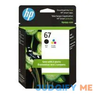 HP Black Tri-Color 67 Original Ink Cartridge