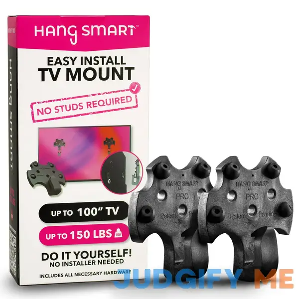 HangSmart NO Stud TV Mount Holds up to 150lbs and up to 100 inch TV HangSmart NO Stud TV Mount Holds up to 150lbs and up to 100 inch TV