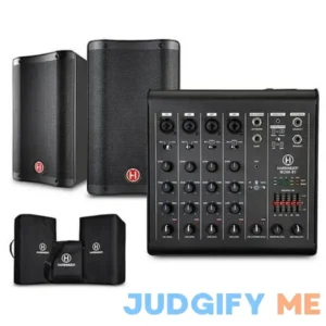 Harbinger M200-BT Portable PA System With Bluetooth and Custom Carry Bags 10" Mains