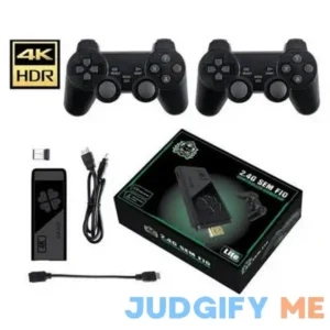 Hdmi 4K TV Game Stick 64G 20000+ Game Video Game Consoles w/2 Wireless Gamepad