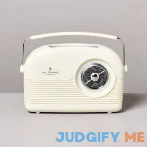 Hearth & Hand with Magnolia AM/FM Bluetooth Cream Portable Radio