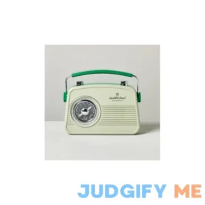 Hearth & Hand with Magnolia Retro Portable AM/FM Bluetooth Radio Tonal Green