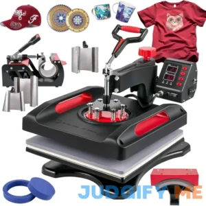 Heat Press Machine 8 in 1 Combo - 15x15 Tshirt Press Machine with Tumbler Press