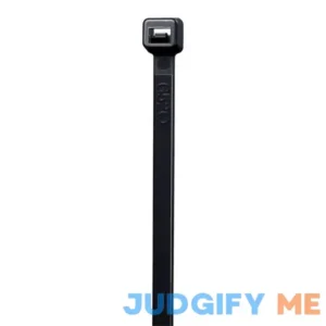 Heavy Duty 175lb Tensile Strength UL 21S Rated Cable Zip Ties 15 Pack UV