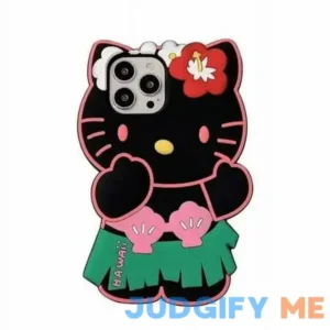Hello Kitty Hawaiian Series Mobile Phone Shell Anime Sanrio 3D Stereoscopic Fall Prevention Iphone 14 13 12 11 Pro Soft Shell