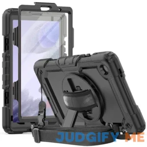 Herize Samsung Galaxy Tab A7 Lite Case 2021 with Screen Protector | Tab A7 Lite 8.7 Inch Case SM-T225/T220 | Full Body Shockproof Sturdy Rugged