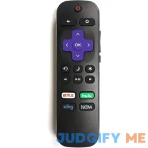 Hisense Roku TV Remote w/Volume Control & TV Power Button For All Hisense Roku built-in TV Not For other brand Roku TV Not For Roku Player