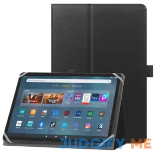 HoYiXi Universal Case for 9-10.1 inch Tablet Fire HD 10/ Fire HD 10 Plus with Stand Folio and Hand Strap Protective Cover for 9"-10.1" Samsung