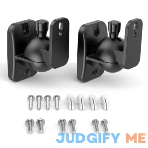 HomeMount Speaker Wall Mount Brackets - Surround Speaker Wall Mounts Kit