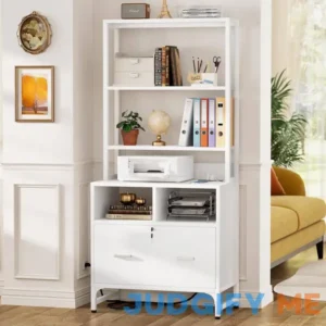 Homieasy File Cabinet with Charging Station