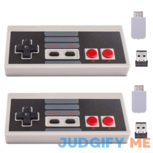 Honwally Wireless Controller for Mini NES Upgraded Turbo Function