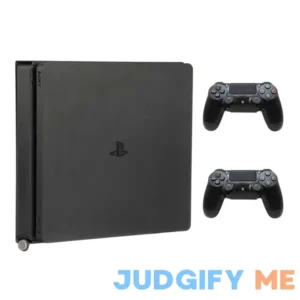 HumanCentric PS4 Mount for PS4 Slim + 2 Controller Mounts Bundle