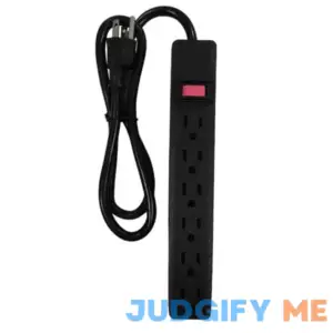 Hyper Tough 6 Outlets Power Strip with 2.5 ft Cord