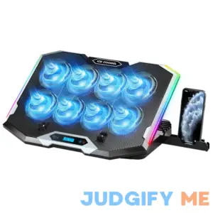 ICE COOREL Gaming Laptop Cooling Pad with 8 Cooling Fans