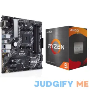 INLAND AMD Ryzen 5 5500 6-Core 12-Thread Unlocked Desktop Processor Bundle with GIGABYTE B450M DS3H WiFi MATX AM4 Gaming Motherboard