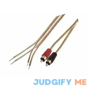 Iec 18 AWG Speaker Wire Pair with RCA Males