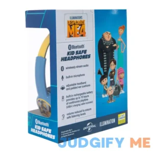 Illumination's Despicable Me 4 Bluetooth Kid-Safe Headphones With Mic
