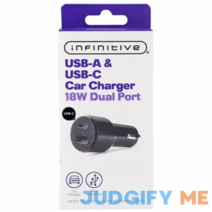 Infinitive USB-A & USB-C Car Charger